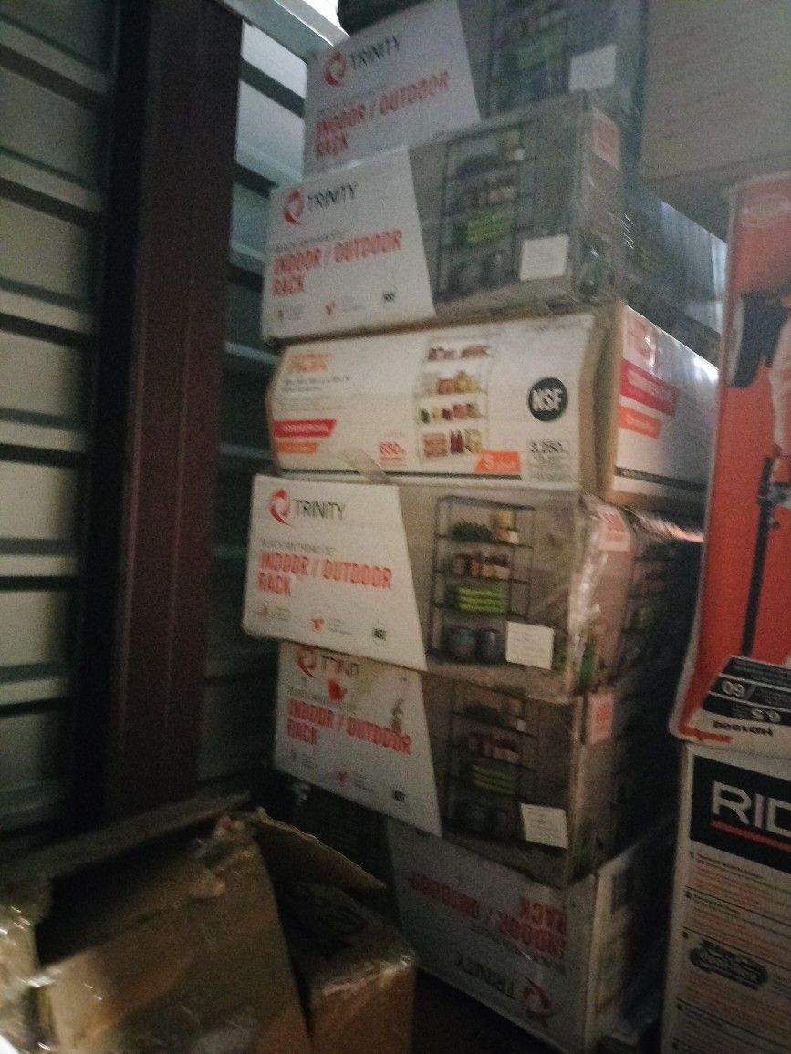 Chrome Indoor Outdoor Storage Rack