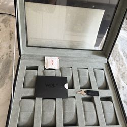 Wolf watch store box sale