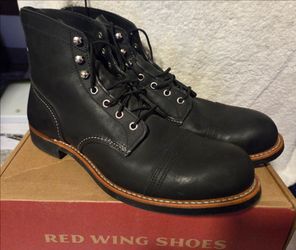 Red Wing Iron Ranger 8084 Black Harness — NEW IN BOX — Cap Toe, Original Box — Size [12D]