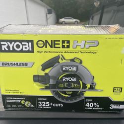 Ryobi 18v HP 7 1/4” circular saw new tool only $100 in n Lakeland 