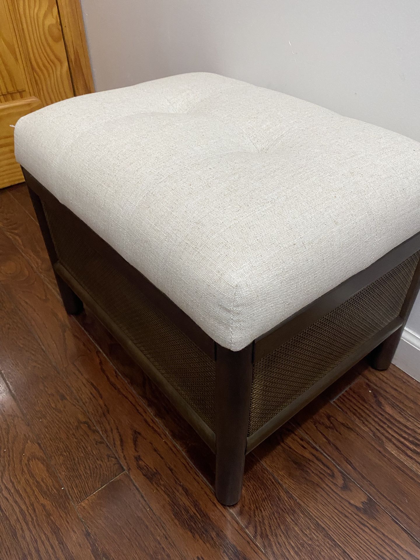 Sofa Ottoman Chairs, Solid Wood for Living Room & Bedroom (21.5x16x17inch)( please follow my page all brand new )