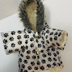 Little Doggy Jacket w/ Fur Hood. 