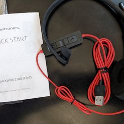 Plantronics Black wire 3200 USB Headset