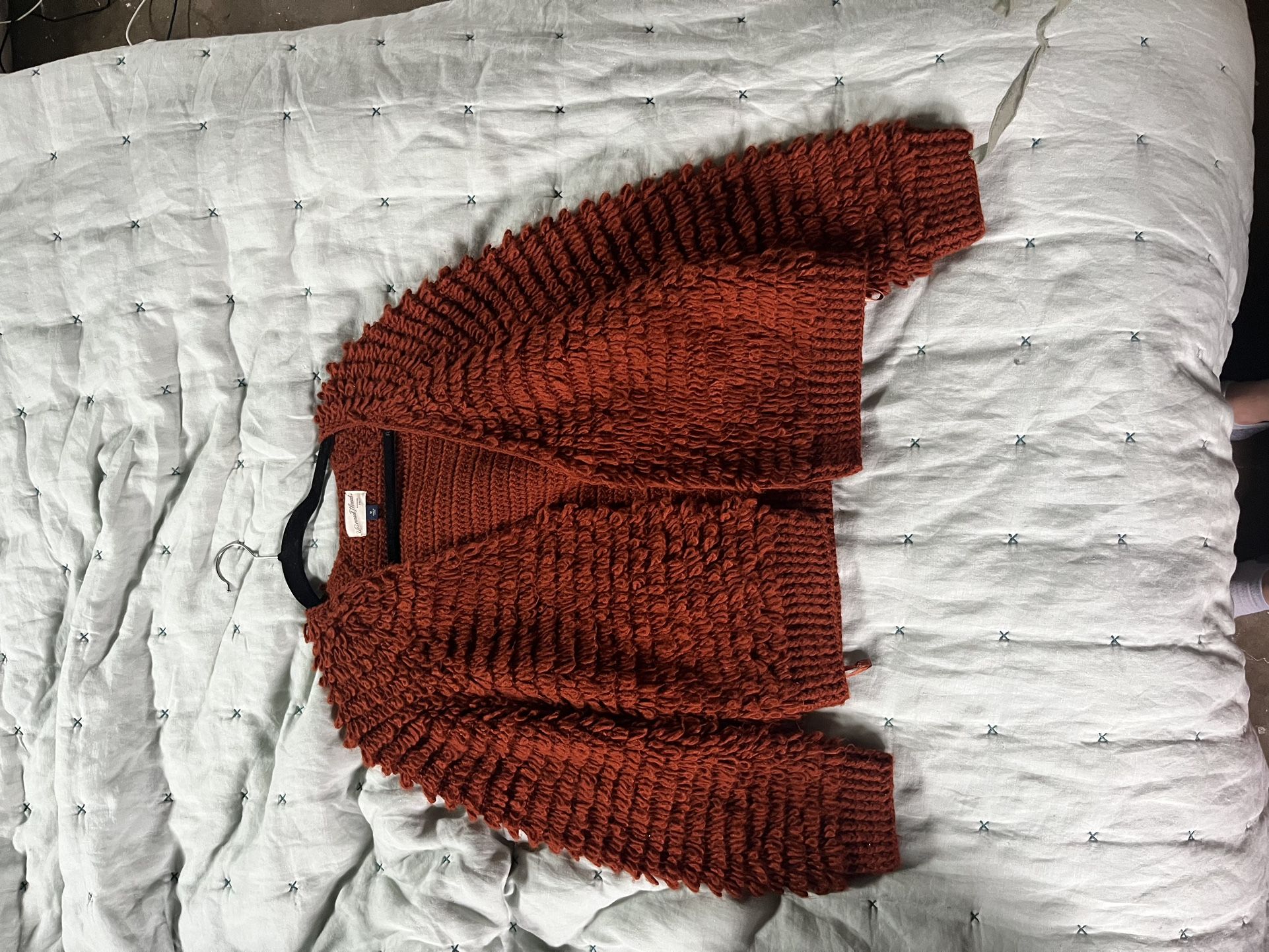 Burnt Orange Women’s Cardigan 