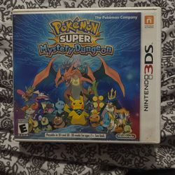 Pokemon Super Mystery Dungeon 3DS