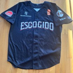 2023 Junior Caminero Leones Del Escogido Game Worn Rookie Jersey Size Large