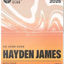Hayden James - San Diego Beach House - June 20