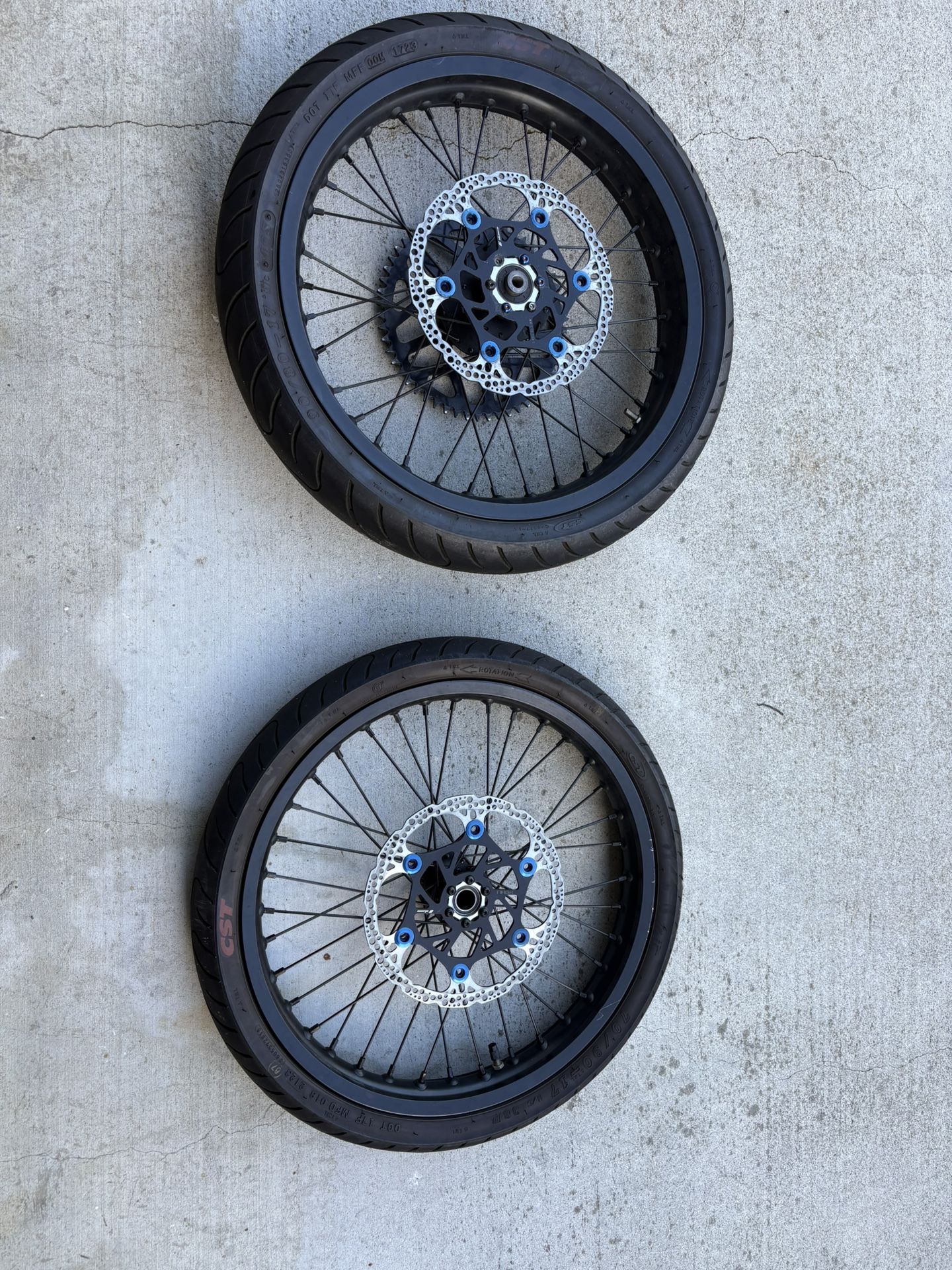 Surron Super Moto Wheels 17” Set