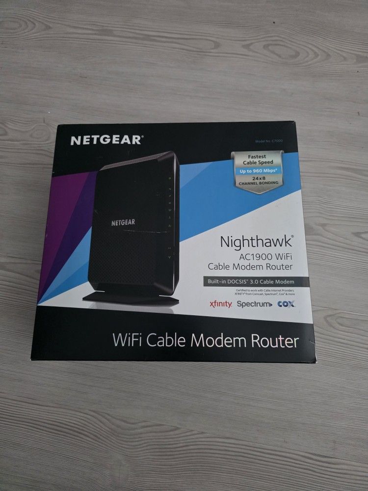 NETGEAR AC1900 WiFi Cable Modem Router