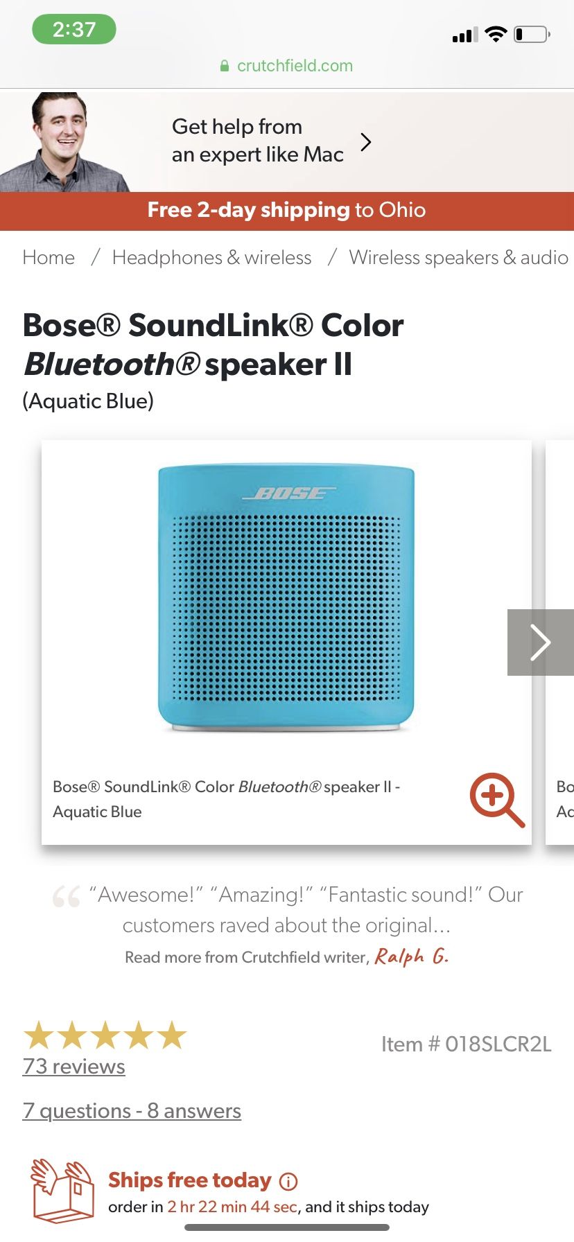 Bose connect speaker brand new