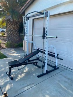 Power Rack with Weider Adjustable Bench