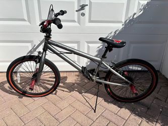 Boys 20” Razor Black Label BMX bike Red gray