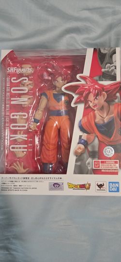 SH Figuarts Super Saiyan God Goku