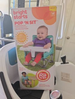 Pop n sit kids portable booster seat