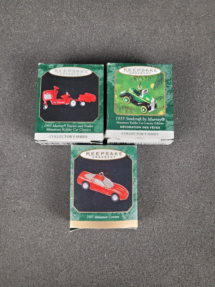 Vintage Mini Keepsake Ornament Lot