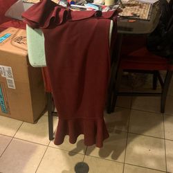 S) Akira Ruffle Dress