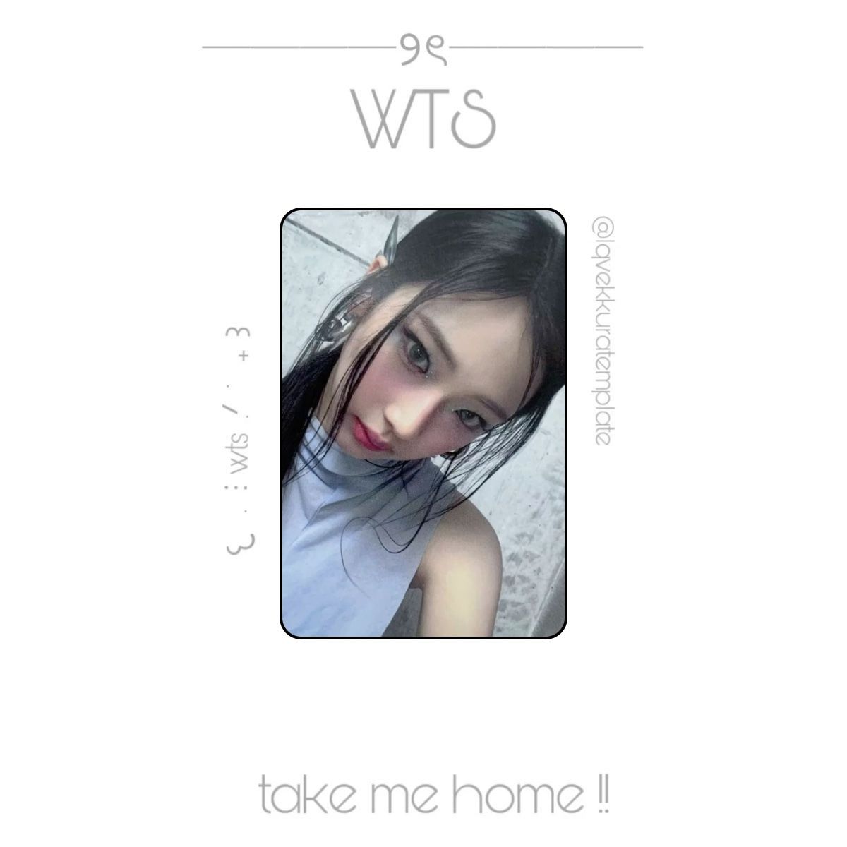 babymonster ruka photocard.