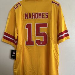 PATRICK MAHOMES SIGNED KANSAS CITY CHIEFS AUTOGRAPHED NIKE JERSEY w/COA - XL - 1