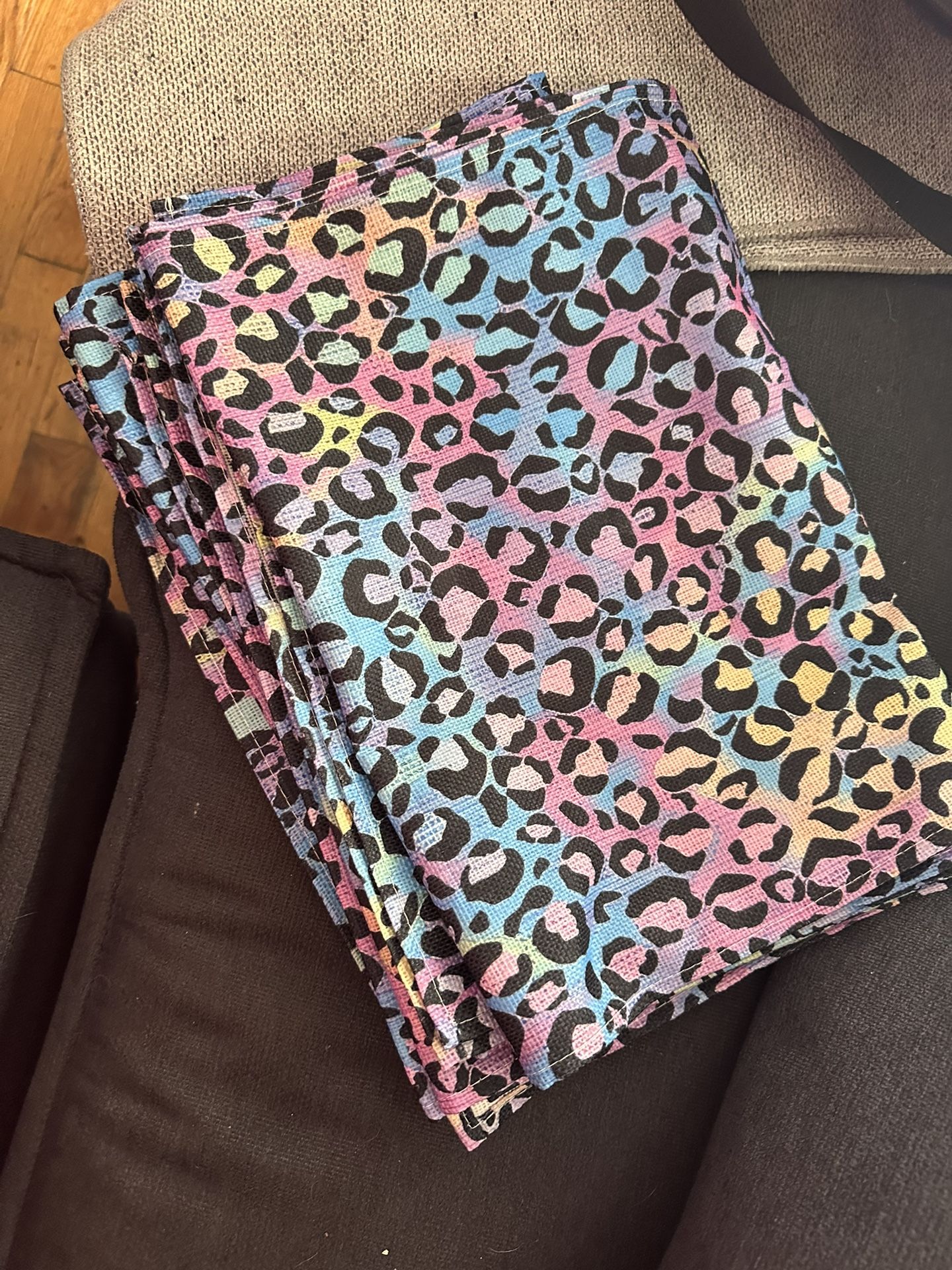 Rainbow Leopard Table Runner 4 For $10