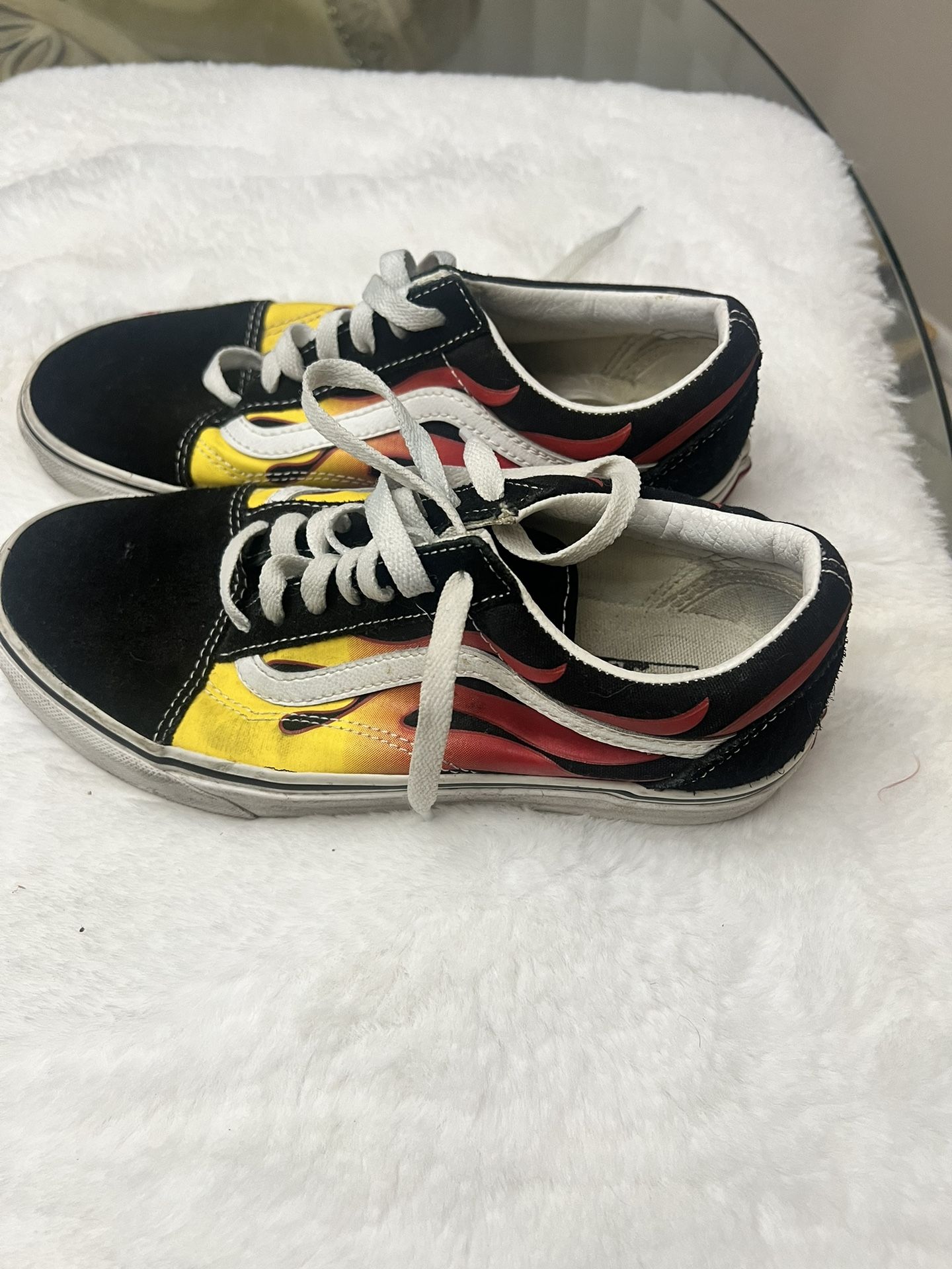 Used Flame Color Vans