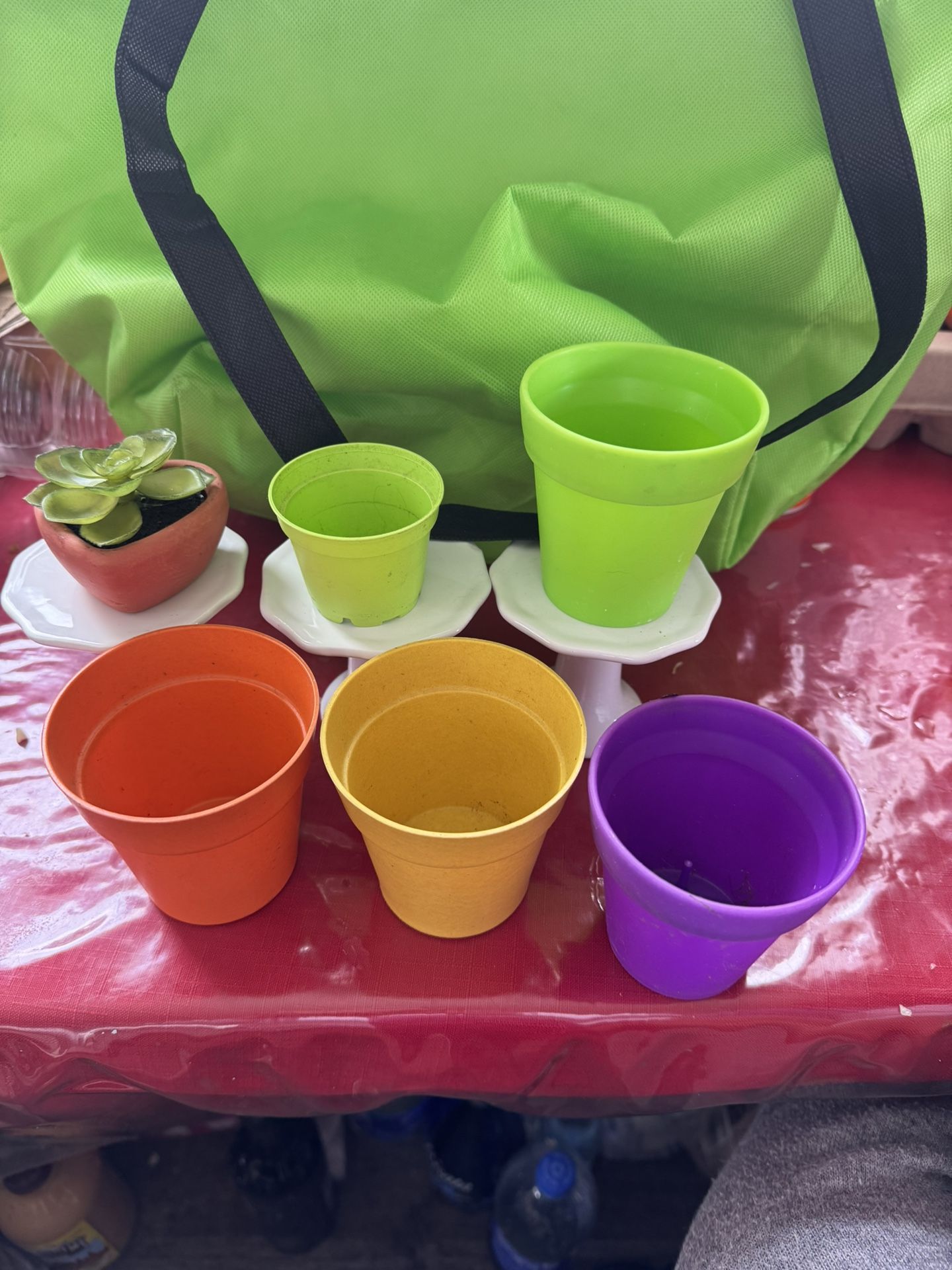 Mini Pot And Ceramic Mini Stands