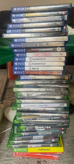 Assorted Video Games (GTA, It takes two, madden, just dance)
