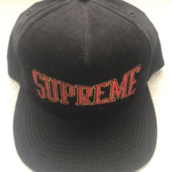 Supreme Dotted Arc 5-panel Corduroy Hat 