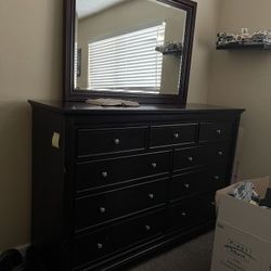 Bed and Dresser Set