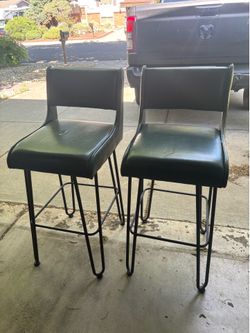 LEATHER BARSTOOLS