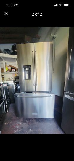 KitchenAid Stainless Steel counter depth French Door Refrigerator