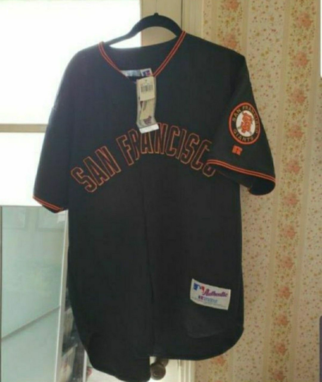 SF Giants 2002 Russell Authentic away stitched jersey Sz.48 . RARE