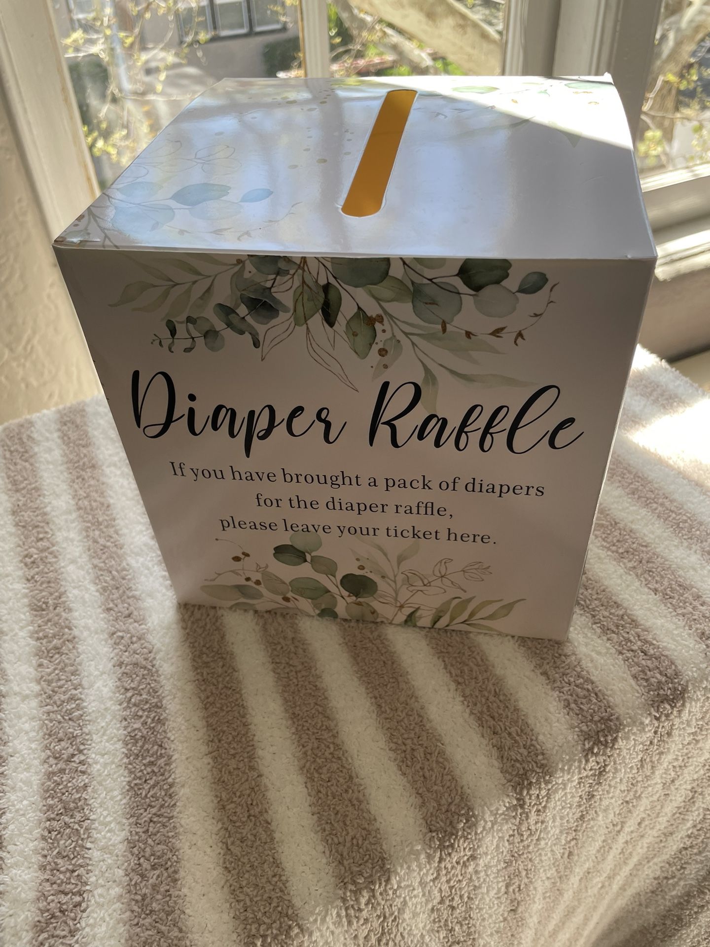 Diaper Raffle Box