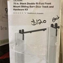 75in Bi-Fold Barn Door Hardware Kit