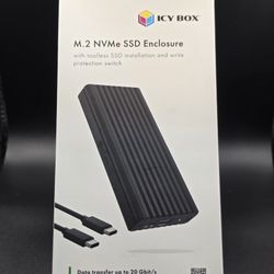 IcyBox M.2 NVMe SSD Enclosure
