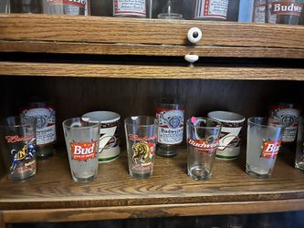 Budweiser 16 Oz. Clear Glass