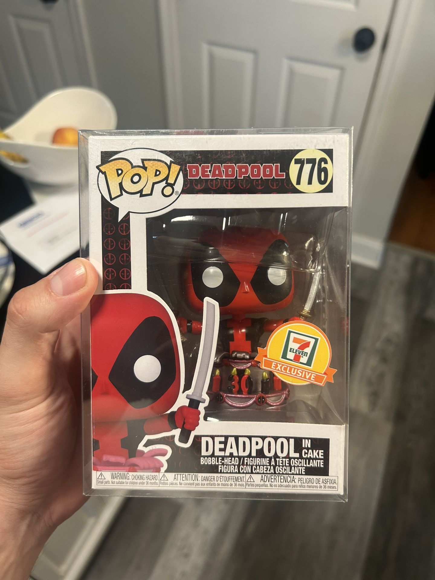 Funko Pop! Vinyl: Marvel - Deadpool in Cake (Metallic)  7Eleven (Exclusive) #776