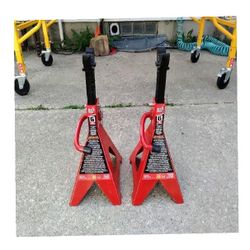 Twin Jack Stands Double the Safety, Double the Strength unit upon