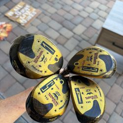 Vintage Wilson wood X31 4300 Wood Golf Club Set 1 3 4 5 woods 