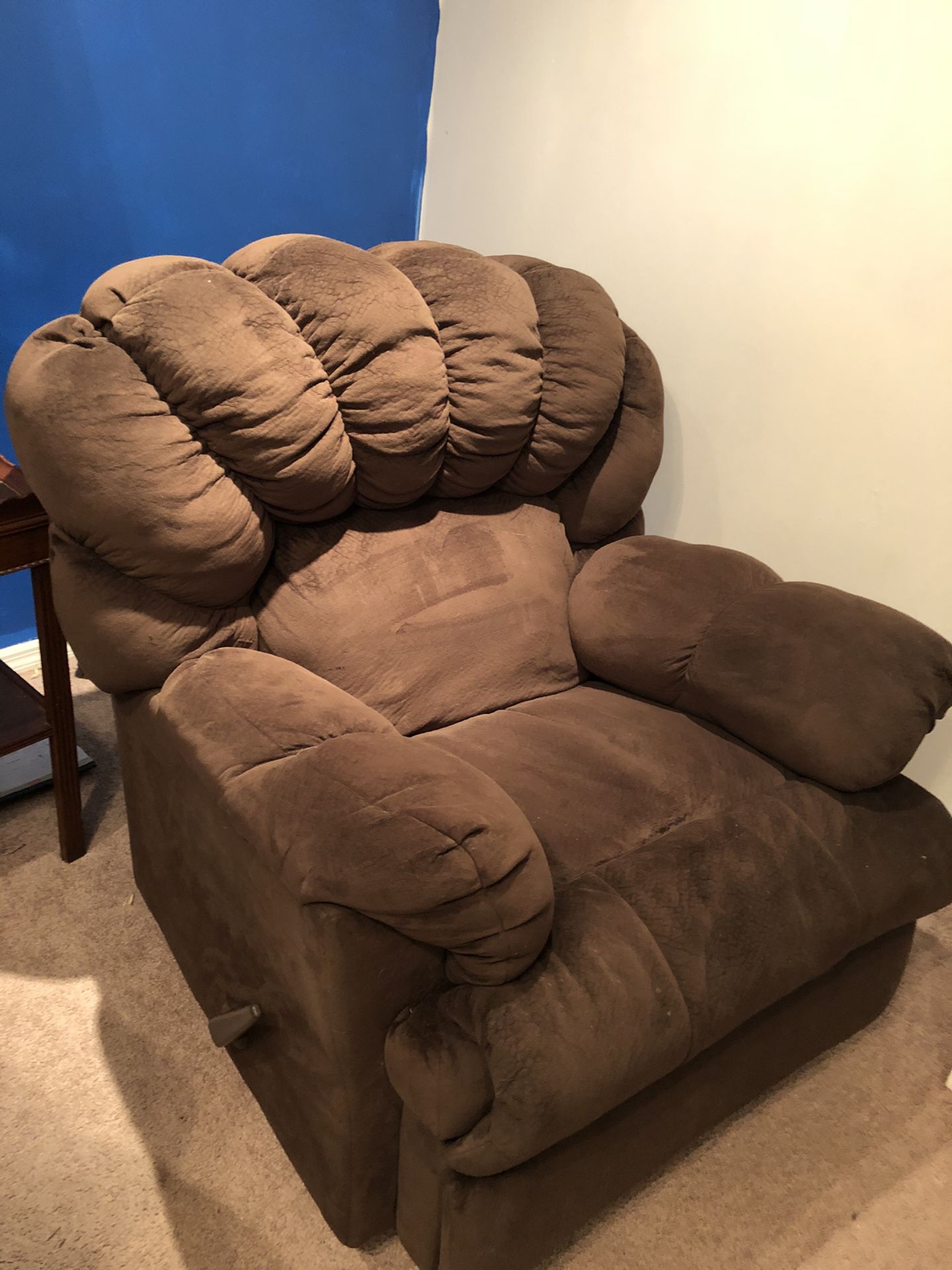 over-sized recliner