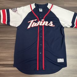 Minnesota Twins Dynasty Baseball Club Series MLB Stitched Jersey Men’s XL 