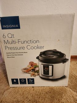 INSIGNIA 6QT MULTI FUNCTION PRESSURE COOKER BRAND NEW NOT OPEN BOX