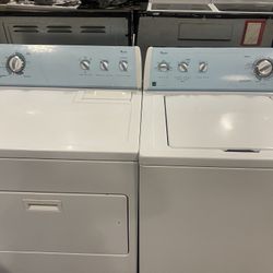 WHIRLPOOL OLD SCHOOL RELIABLE WORKHORSE WASHER DRYER SET SETS* FREE WARRANTY ATTACHMENTS ETC.