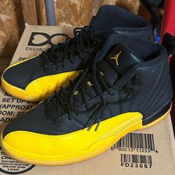 Yellow And Black Jordan 12s 