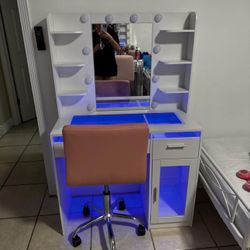 Vanity Mirror White