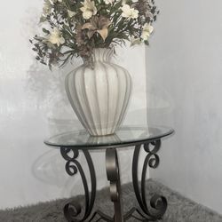 Glass Side  Table 