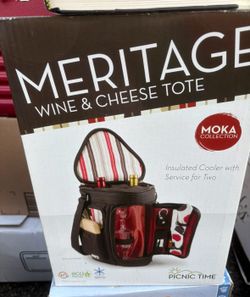 Meritage Wine And Cheese Picnic Tote