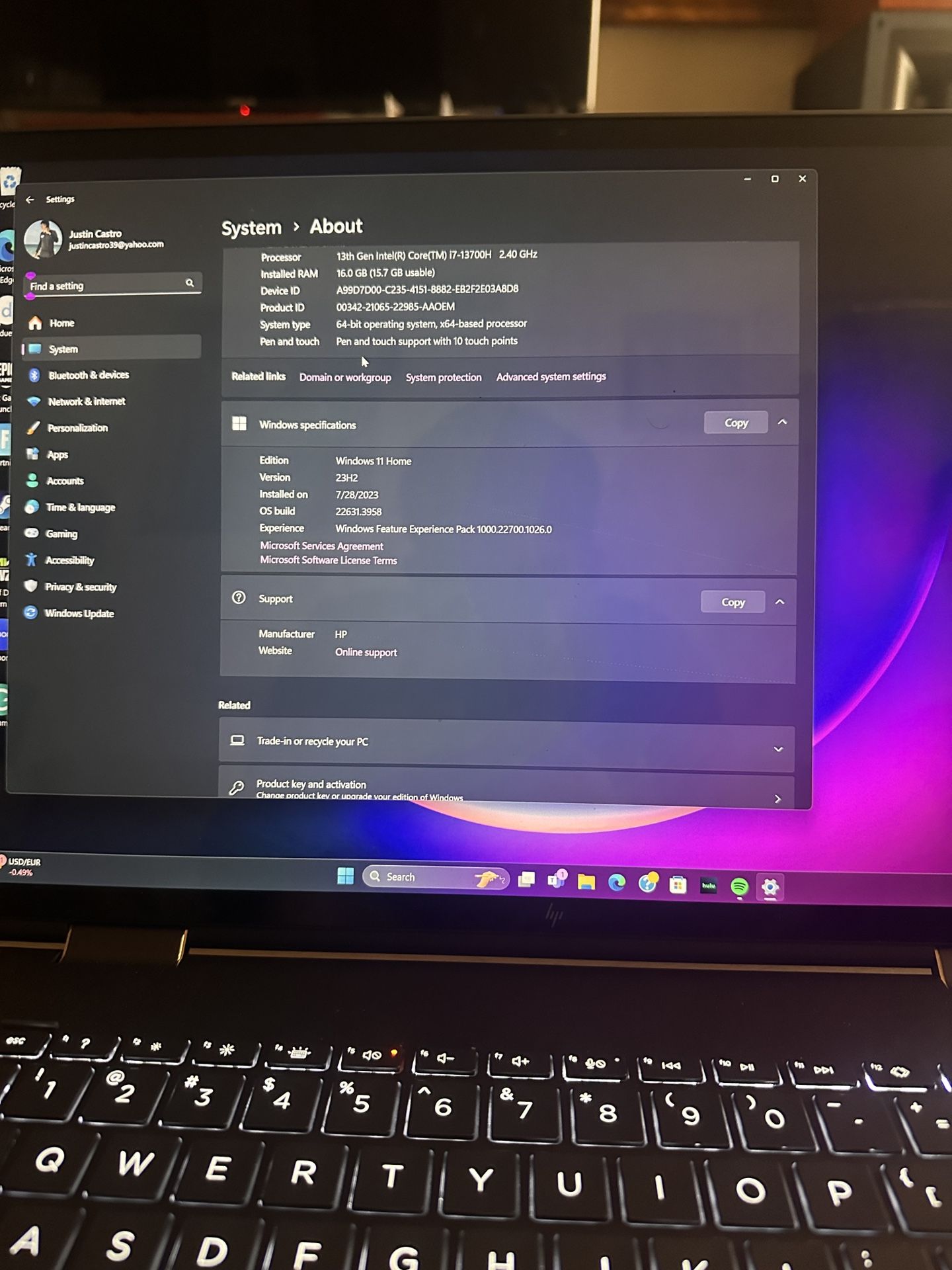 HP Computer