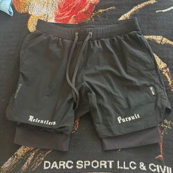 ASRV Black Tech Shorts “Relentless Pursuit”