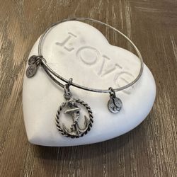 Five silver Pandora bracelets