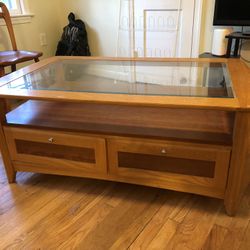 Coffee Table With Glass Top 